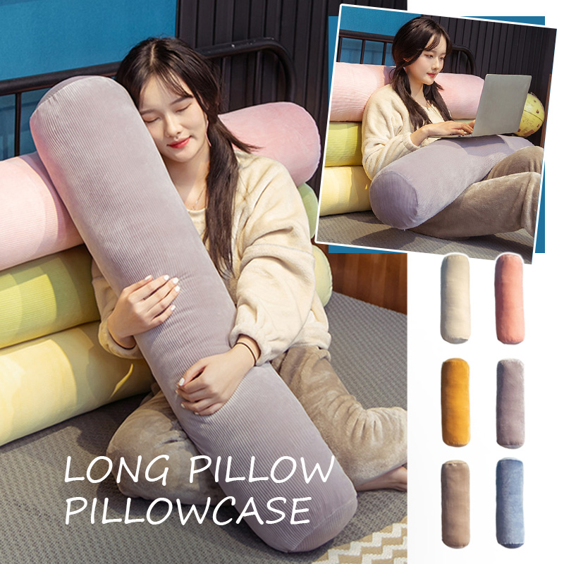 Bolster Cushion Round - غطاء وسادة أسطواني طويل ناعم بدون