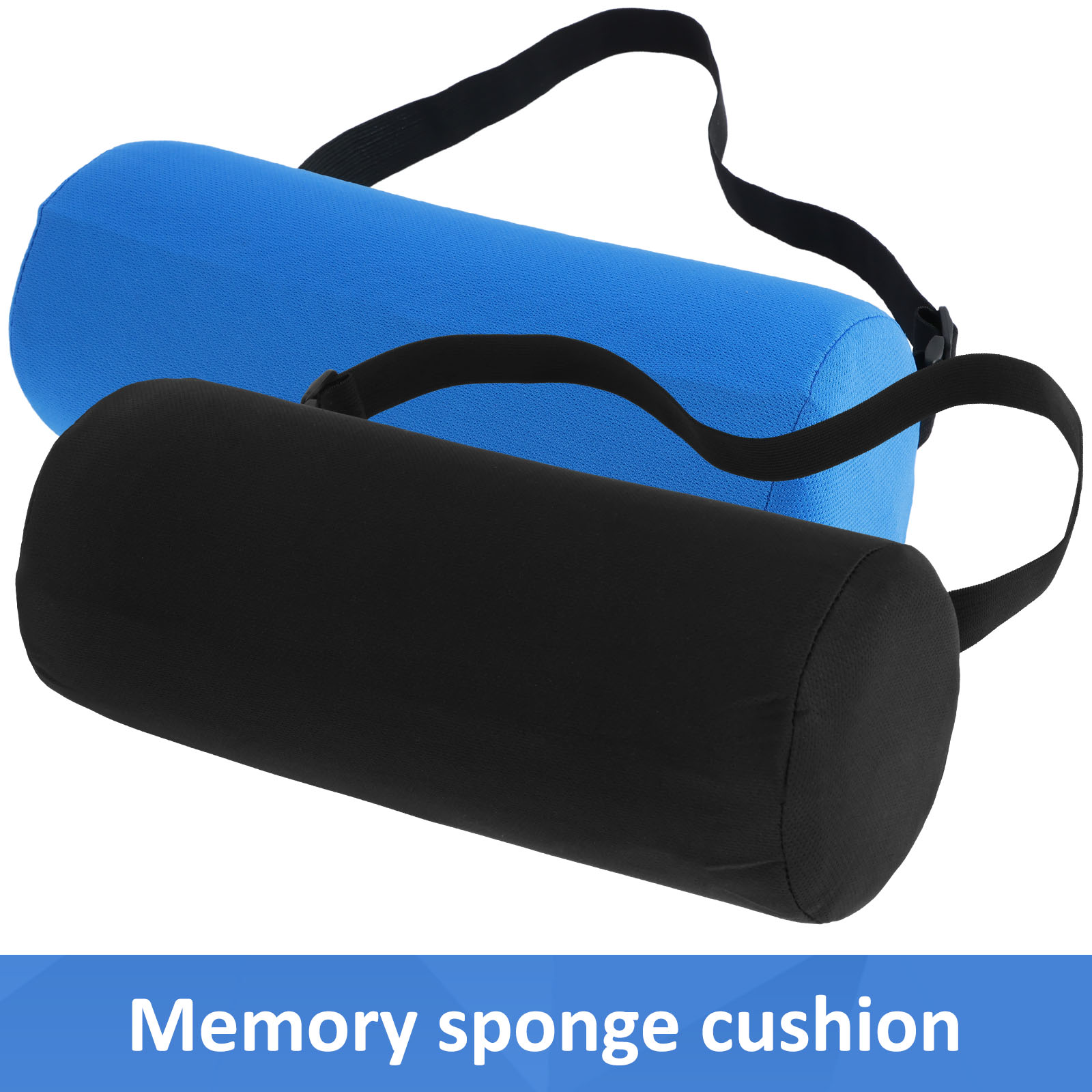 Bolster Cushion Round - وسادة دائرية لدعم قطني من إسفنج