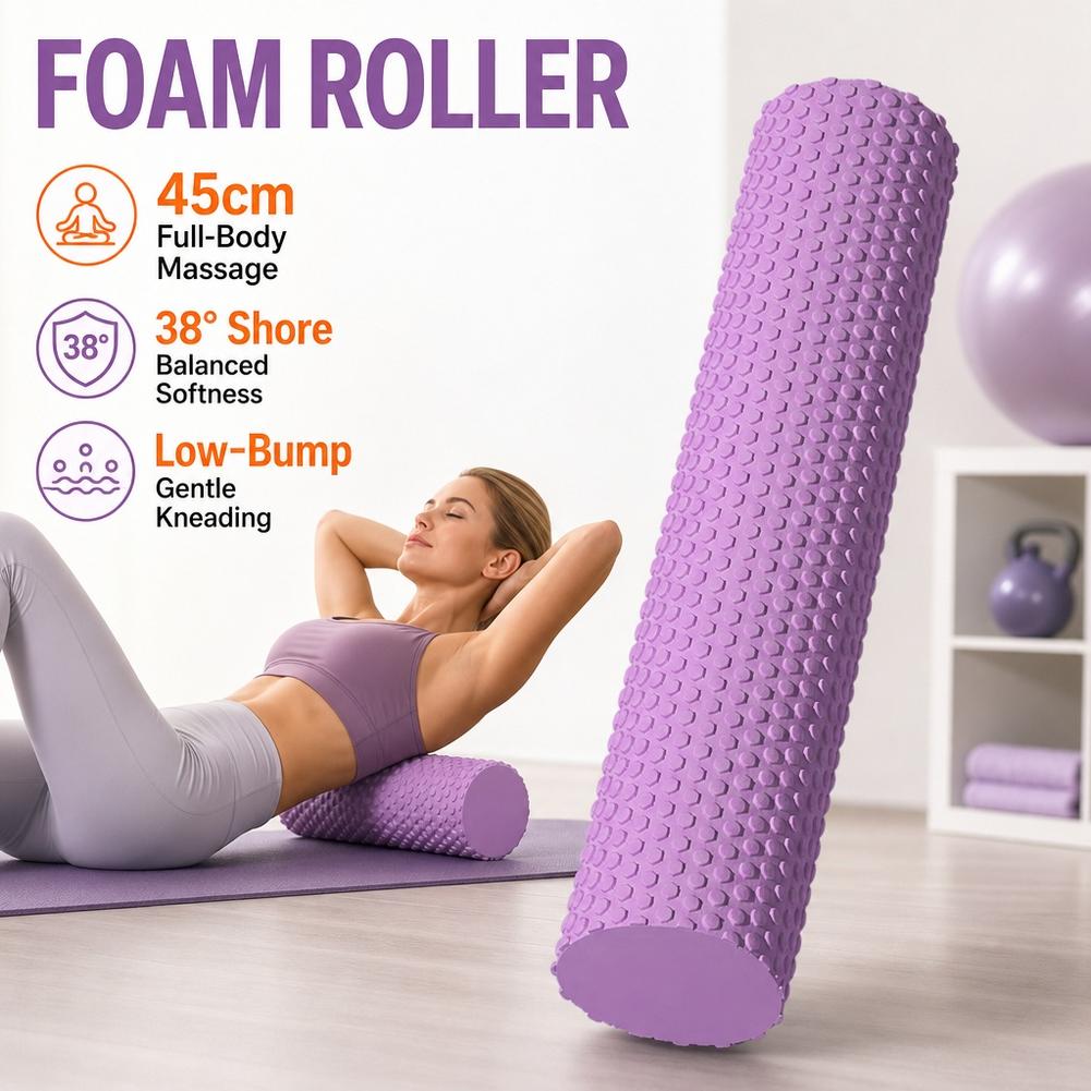 Pilates Yoga Roller - أسطوانة تدليك من رغوة EVA لليوغا