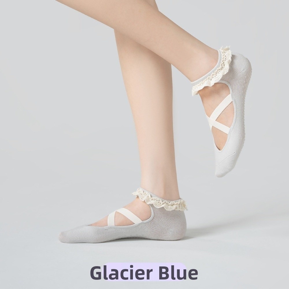 جوارب يوغا غير قابلة للانزلاق  - مراجعة Pilates Ankle Strap وسعره
