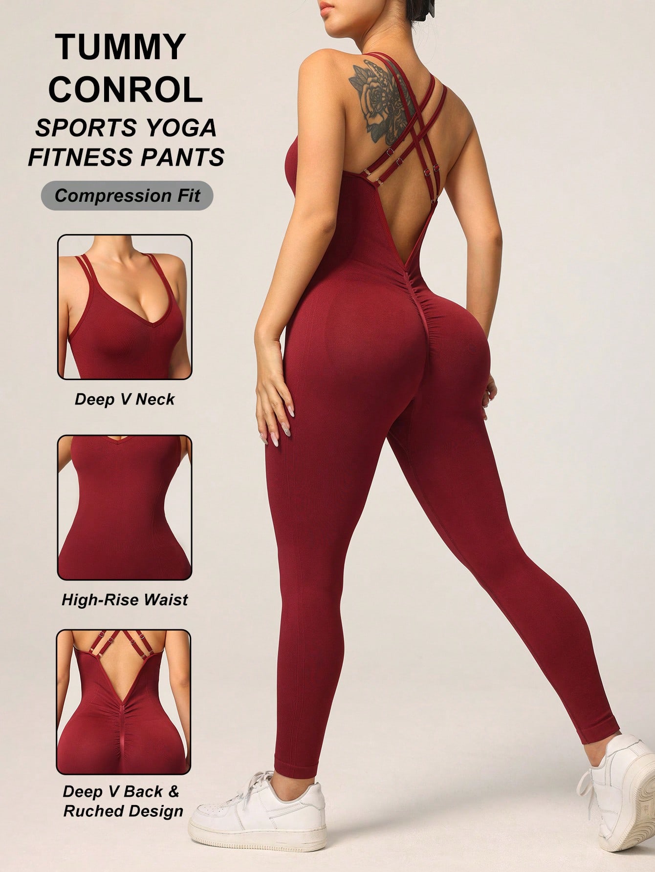 بدلة يوغا نسائية بدون ظهر بأشر - مراجعة Pilates Ankle Strap وسعره