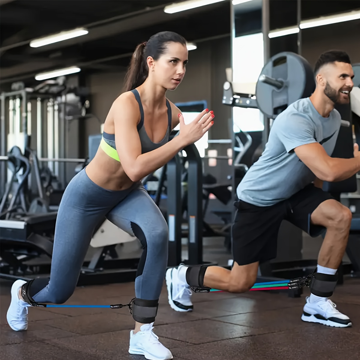 مجموعة أربطة مقاومة للكاحل مكو - مراجعة Pilates Ankle Strap وسعره