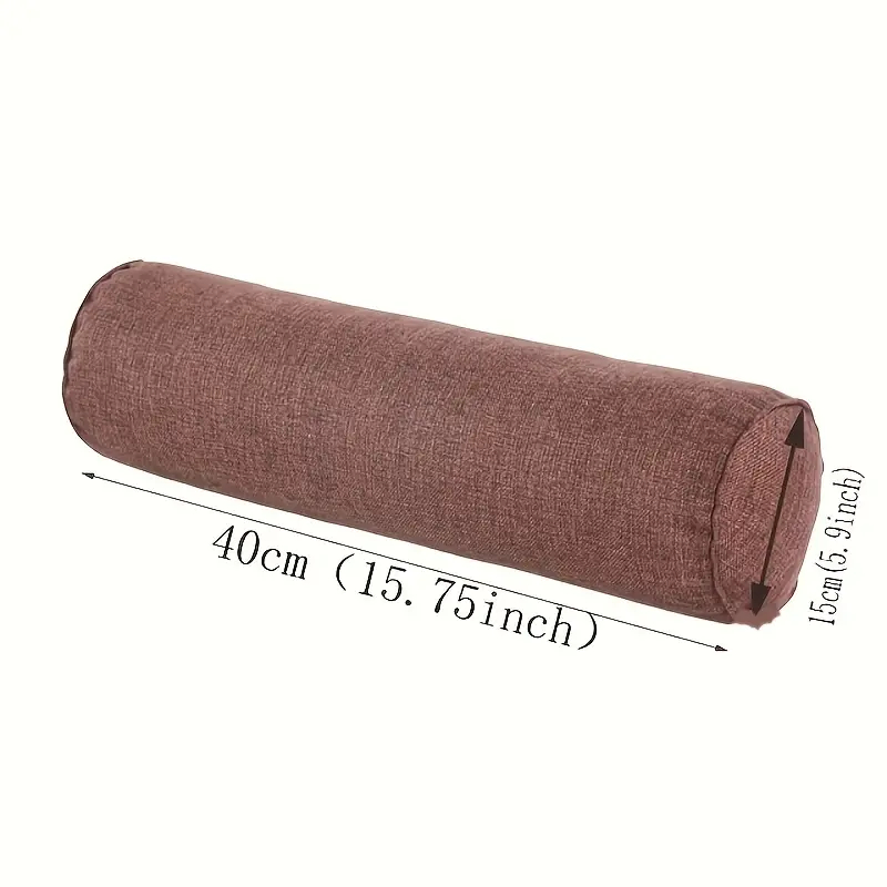غطاء وسادة جسم من الكتان، غطاء - مراجعة Bolster Cushion Round وسعره