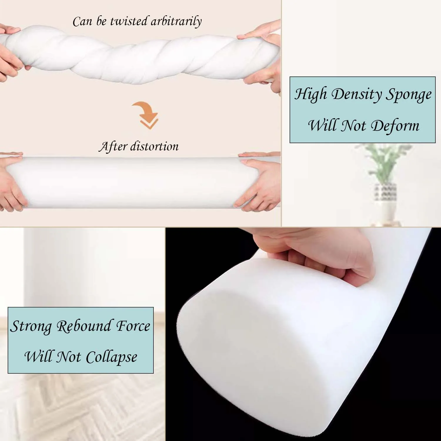 10 سنتيمتر أقطار الكتان اسطوان - مراجعة Bolster Cushion Round وسعره