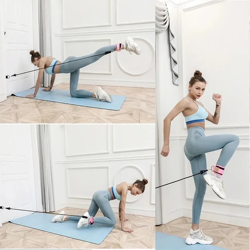 مجموعة أربطة مقاومة لأشرطة الك - مراجعة Pilates Ankle Strap وسعره