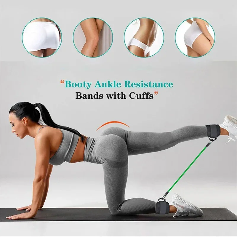 مجموعة أربطة مقاومة لأشرطة الك - مراجعة Pilates Ankle Strap وسعره