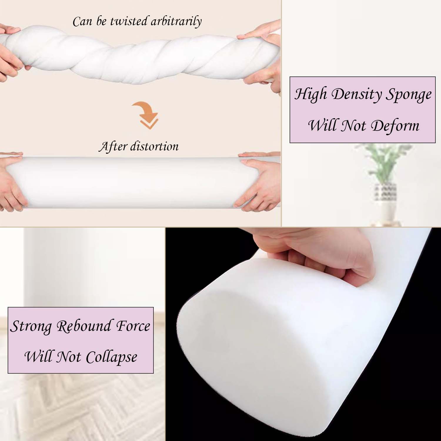 وسادة مستديرة طويلة سروال قصير - مراجعة Bolster Cushion Round وسعره