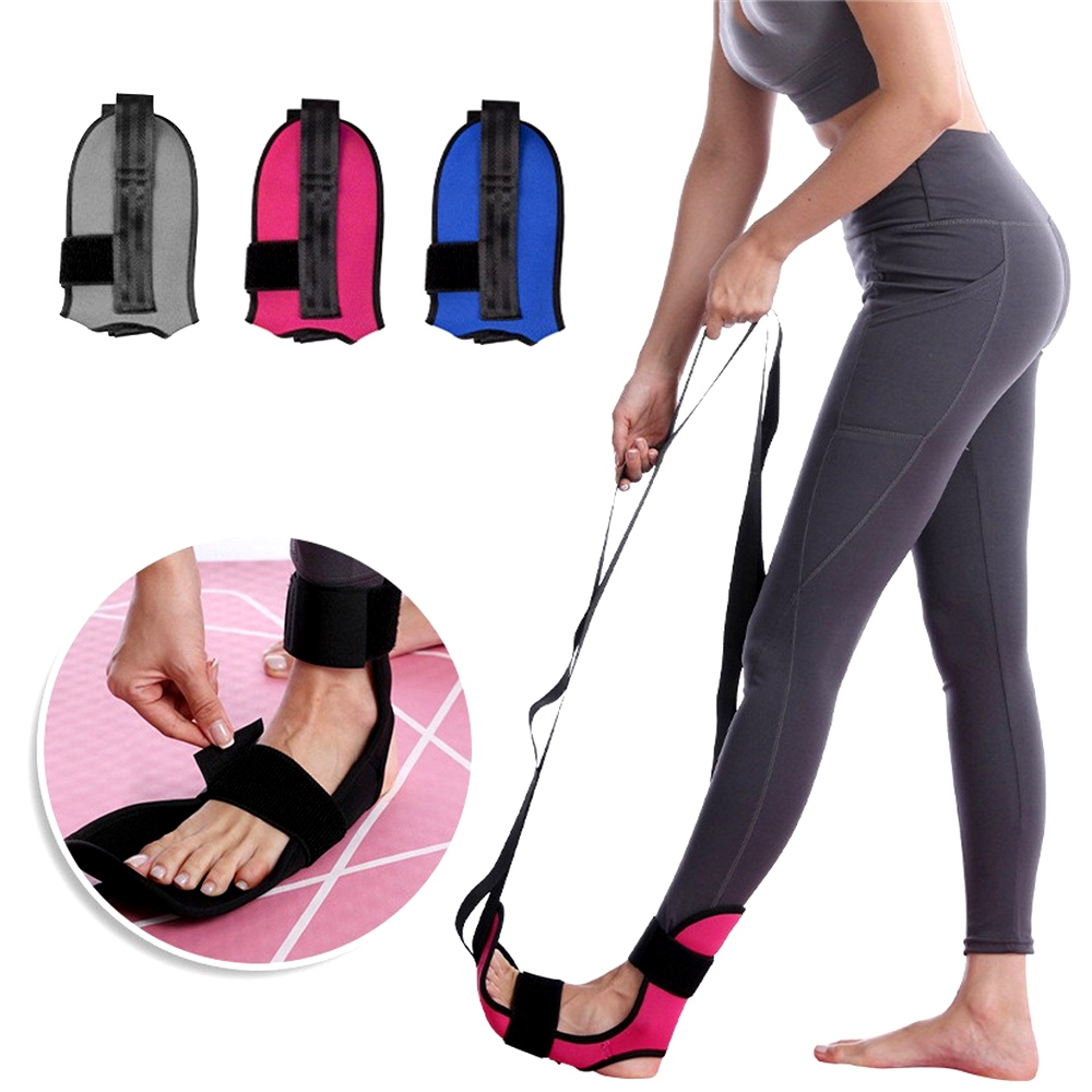 حزام اليوغا / حزام تمدد مجزأ / - مراجعة Pilates Ankle Strap وسعره