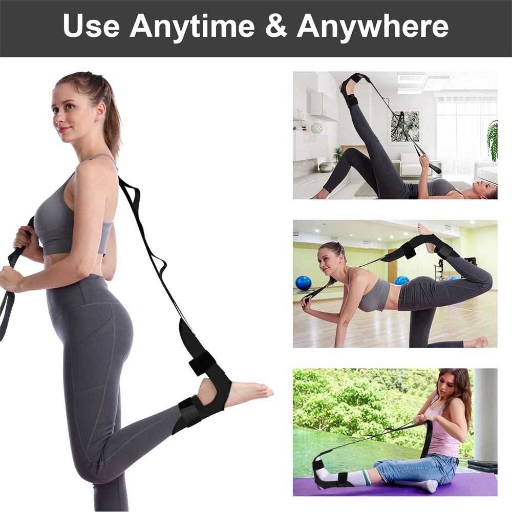 حزام اليوغا / حزام تمدد مجزأ / - مراجعة Pilates Ankle Strap وسعره