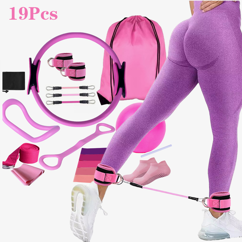 اليوغا بيلاتيس دائرة 19 قطعة م - مراجعة Pilates Ankle Strap وسعره